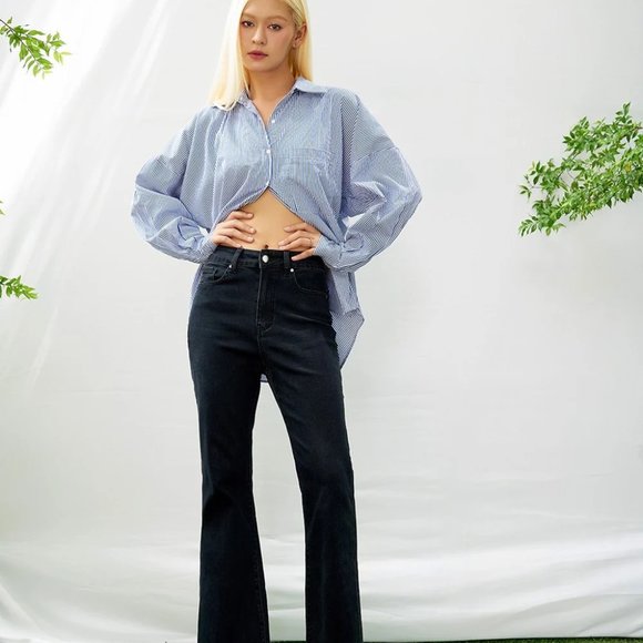 dottie US - Flared Jean Light Blue - Q0312 - Picture 2 of 5